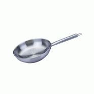 Poêle 24 cm en inox 18/8 Fackelmann Ovalgriff - Acier inoxydable 18/10 4008033661614