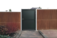 Porte et portail en aluminium pour mur anti-bruit Porte et portail en aluminium pour mur anti-bruit