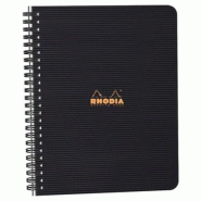 RHODIA Lot de 5 Meeting Book Active A5+, 160p./80 feuilles microperforées 90 g/m² reliure intégrale, pré-imprimé - 3037921199411