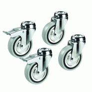 Vaiotec KIT DE ROULETTES pour tables de travail, tables d'évier et centres d'évier TOPLINE - 10498 Vaiotec KIT DE ROULETTES pour tables de travail, tables d'évier et centres d'évier TOPLINE - 10498