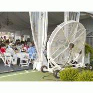 Ventilateur géant orientable avec brumisateur airgo party Ventilateur géant orientable avec brumisateur airgo party