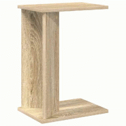 VidaXL Table d'appoint Chêne Sonoma 35 x 25 x 50 cm Bois d'ingénierie Modèle Apex Urbain - 891186
