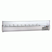 Vitrine réfrigérée pour tables à pizza 9 GN1/4 SOFRACOLD Sofraca