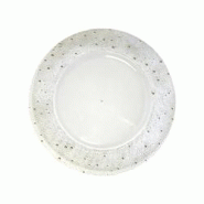 Aulica Dessous d'assiette transparent avec paillette dorée - Lot de 6 - doré 797101 Aulica Dessous d'assiette transparent avec paillette dorée - Lot de 6 - doré 797101