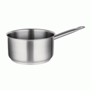 Casserole en acier inoxydable 8L - Vogue - haute résistance avec manche anti-chaleur Casserole en acier inoxydable 8L - Vogue - haute résistance avec manche anti-chaleur