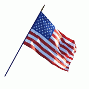 Drapeau USA - 80 x 120 cm - Résistant et Durable