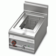 Friteuse électrique à poser - 1 cuve - 10 L - 380V - 7 kW  | LOTUS 650