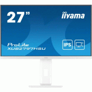 Iiyama ProLite XUB2797HSU-W2 écran plat de PC 68,6 cm (27") 1920 x 1080 pixels Full HD LED Blanc