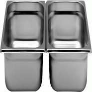 ITALCONCEPT L2G Bac Gastro Inox Gn1/2 P-150 150 x 325 x 265mm - 3616350027672