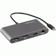 Mini Station d'Accueil Thunderbolt 3 - Dock Portable pour Deux àÉcrans avec DP 4K 60Hz, 1x hub USB-A Mini Station d'Accueil Thunderbolt 3 - Dock Portable pour Deux àÉcrans avec DP 4K 60Hz, 1x hub USB-A