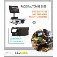 Pack d'automne kilo bravo MONNAYEUR   BALANCE caisse tactile Certifiée NF525