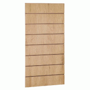Panneau rainuré R15 L59,5xP120cm épaisseur 18mm - chêne clair_0