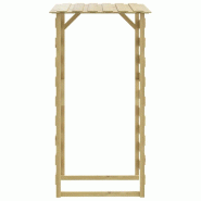 Pergolas avec toits 3 pcs 100x90x200 cm Bois de pin imprégné Modèle Vega Executive Élégance - 8720286853528