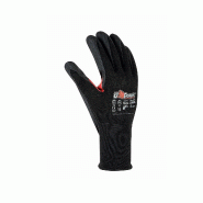 U-POWER Gants de protection tactiles FLYNT - Rouge/Noir 8 - 8 multicolore multi-matériau 8033546534847