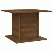 VidaXL Table basse chêne marron 55,5x55,5x40 cm bois d'ingénierie Modèle Vega Élite - 813097
