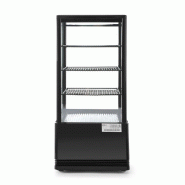 Arktic HENDI - Vitrine de table, 78 litres - 397x444xH940 mm - Ref 233658 - noir inox 233658