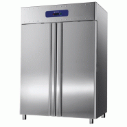 Armoire réfrigérée positive inox 2 portes pleines gn2/1 température... - PBMA0201