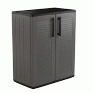Art Plast Armoire de Rangement Grise Armoire basse 2 portes Polypropylène 68x37h84 cm ArtPlast - gris plastique polypropylène ZA1461 Art Plast Armoire de Rangement Grise Armoire basse 2 portes Polypropylène 68x37h84 cm ArtPlast - gris plastique polypropylène ZA1461