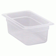 Bac GN 1/4 PP - 16.2 x 26.5 x 10 cm - Translucide - Lot de 6 - Cambro - 0615402726795 Bac GN 1/4 PP - 16.2 x 26.5 x 10 cm - Translucide - Lot de 6 - Cambro - 0615402726795