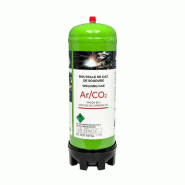 Bouteille de gaz jetable ARGON CO2 - 2,2 Litres - ACIER/INOX Bouteille de gaz jetable ARGON CO2 - 2,2 Litres - ACIER/INOX