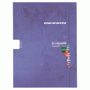 Calligraphe Lot de 10 Cahier Dessin Ligne 7000 24x32, 32p./16 feuilles 120 g/m² piquées, uni - 3210330075532