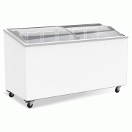 Congélateur bahut professionnel avec couvercle verre négatif 461 l - P7151.1015