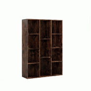 COSTWAY Bibliothèque à 11 compartiments, bibliothèque, étagère de bureau, étagère cubique, étagère sur pied, pour salon, chambre à coucher,