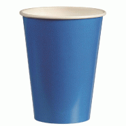 Gobelet boissons chaudes carton bleu 28cl - par 1000