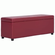 Helloshop26 - Banc banquette avec compartiment de rangement 116 cm bordeaux similicuir 02_0010978 - 3000602947762 Helloshop26 - Banc banquette avec compartiment de rangement 116 cm bordeaux similicuir 02_0010978 - 3000602947762