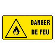 Panneaux rigides 960x480 mm jaune avertissements dangers - PNGPSC-NV15/DGF_0