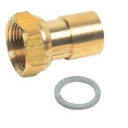 Raccord 2 pieces a braser sortie cuivre - 3/4-20_0