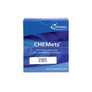 Recharge pour Kit d'analyse visuelle du Cuivre 0-1 & 1-10 ppm, type : CHEMets 30 ampoules, marque Chemetrics - Ref.: NBP003 Recharge pour Kit d'analyse visuelle du Cuivre 0-1 & 1-10 ppm, type : CHEMets 30 ampoules, marque Chemetrics - Ref.: NBP003