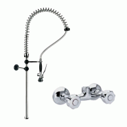 RM GASTRO Douchette murale avec robinet REDFOX - DOC 2+ - REDFOX - 0615402776646