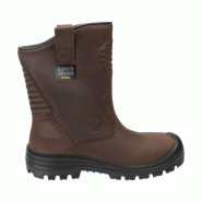Safety Jogger - Bottes de sécurité entièrement en cuir avec semelle extérieure en caoutchouc MAYON marron S3S #964B00 Taille 39 - 39 matière synt