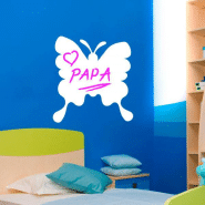 Tableau Blanc Papillon