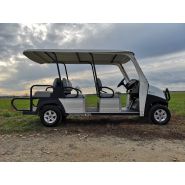 Voiturette électrique éco-responsable, 6 places à banquette rabattable_1