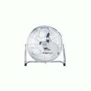 Ventilateur Industriel De Sol - Brasseur D'air - Oceanic - 120 W - 3 Vitesses - ø 45 Cm - Chromé - 3701542104023