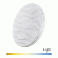 Applique Super Led 18W 1820Lm 6500K Ø33X6,8Cm Modèle Desert Edm - 8425998325645 Applique Super Led 18W 1820Lm 6500K Ø33X6,8Cm Modèle Desert Edm - 8425998325645