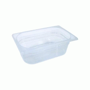 Bac Polypropylène GN 1/4 H. 100 mm - Gastroland - transparent plastique polypropylène 3701666002502
