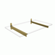 Consoles ROUND Droite et Gauche - or - (visserie non fournie)
