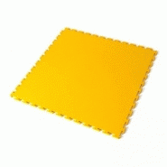 Dalle pvc lisse grainée jaune