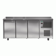 Desserte réfrigérée snack positive sans dosseret Prof.600 3 portes 300L SOFRACOLD Sofraca