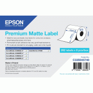 Epson Premium Matte Label - Die-Cut Roll: 105mm x 210mm, 282 labels_0