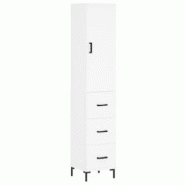 Helloshop26 - Buffet bahut commode armoire meuble de rangement organisateur cuisine salle de séjour salon haut 34,5 x 34 x 180 cm 02_0032330 - 300021 Helloshop26 - Buffet bahut commode armoire meuble de rangement organisateur cuisine salle de séjour salon haut 34,5 x 34 x 180 cm 02_0032330 - 300021