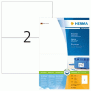 HERMA 200 étiquettes blanches Premium, format 210 x 148 mm (100 feuilles A4 / cdt) - 4282_0