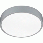 Plafonnier LED 28W, 3200lm, 2300/3000/4000K, Ø31cm, IP20 - Trio - Waco - gris 4017807525021