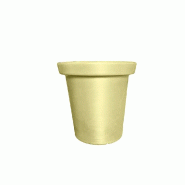 PLAST'UP ROTOMOULAGE Pot de fleurs rond xxl delight 75l - IVOIRE - beige 0637962081572