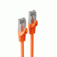 Shiverpeaks Câble patch, Cat. 6A, S/FTP, 2,00 m, orange - orange 4017538051912
