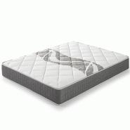 VS Venta-stock Matelas Sleep Plus à Mémoire de Forme 80x190 cm, 22 cm de Hauteur - blanc mousse C20038