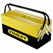 Boîte à outils en métal STANLEY 1-94-738 - Noir et Jaune - 45x20,8x20,8 cm Boîte à outils en métal STANLEY 1-94-738 - Noir et Jaune - 45x20,8x20,8 cm
